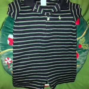 Just in New without tag Ralph Lauren stripe baby one piece